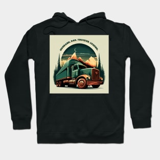 Husband Dad Trucker Legend #6 Hoodie